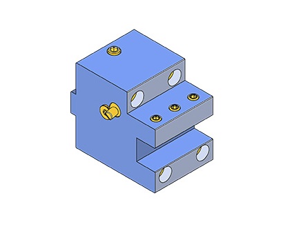 BMT44 BOLT PATTERN 40x55 FACING HOLDER H=20 mm FOR NAKAMURA NTJ100 NAKAMURA WY100